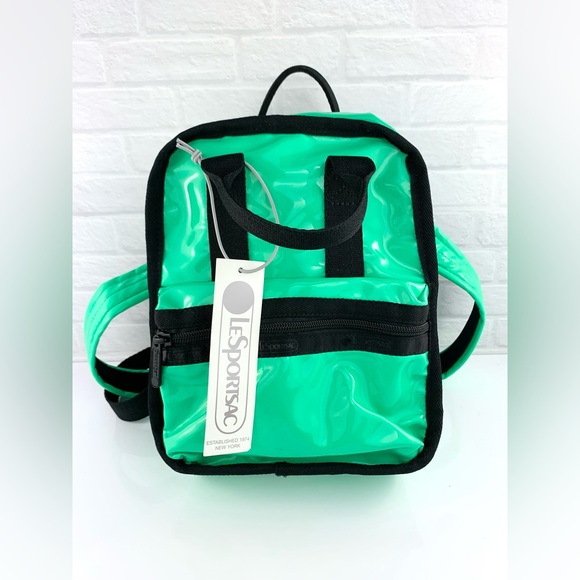 Lesportsac Handbags - LeSportSac Gabrielle Micro Box Backpack Acid Mint $85